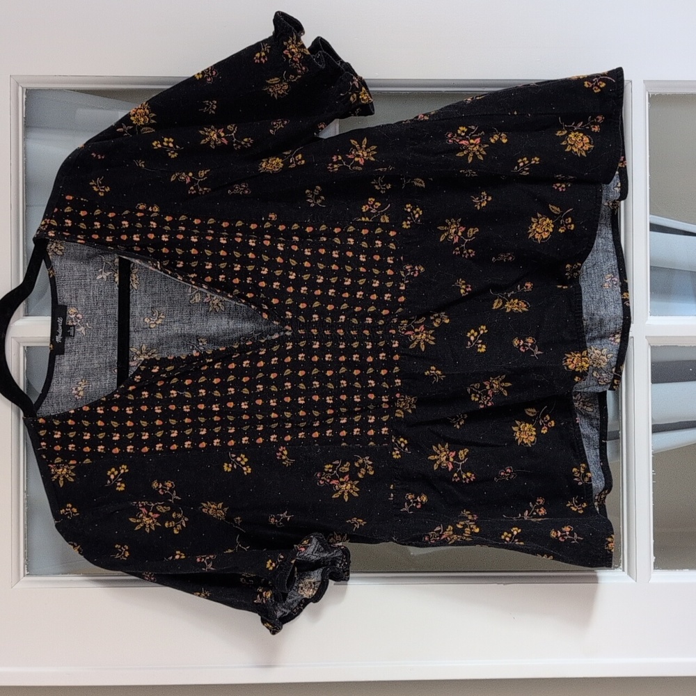 Madewell courdory WL top
